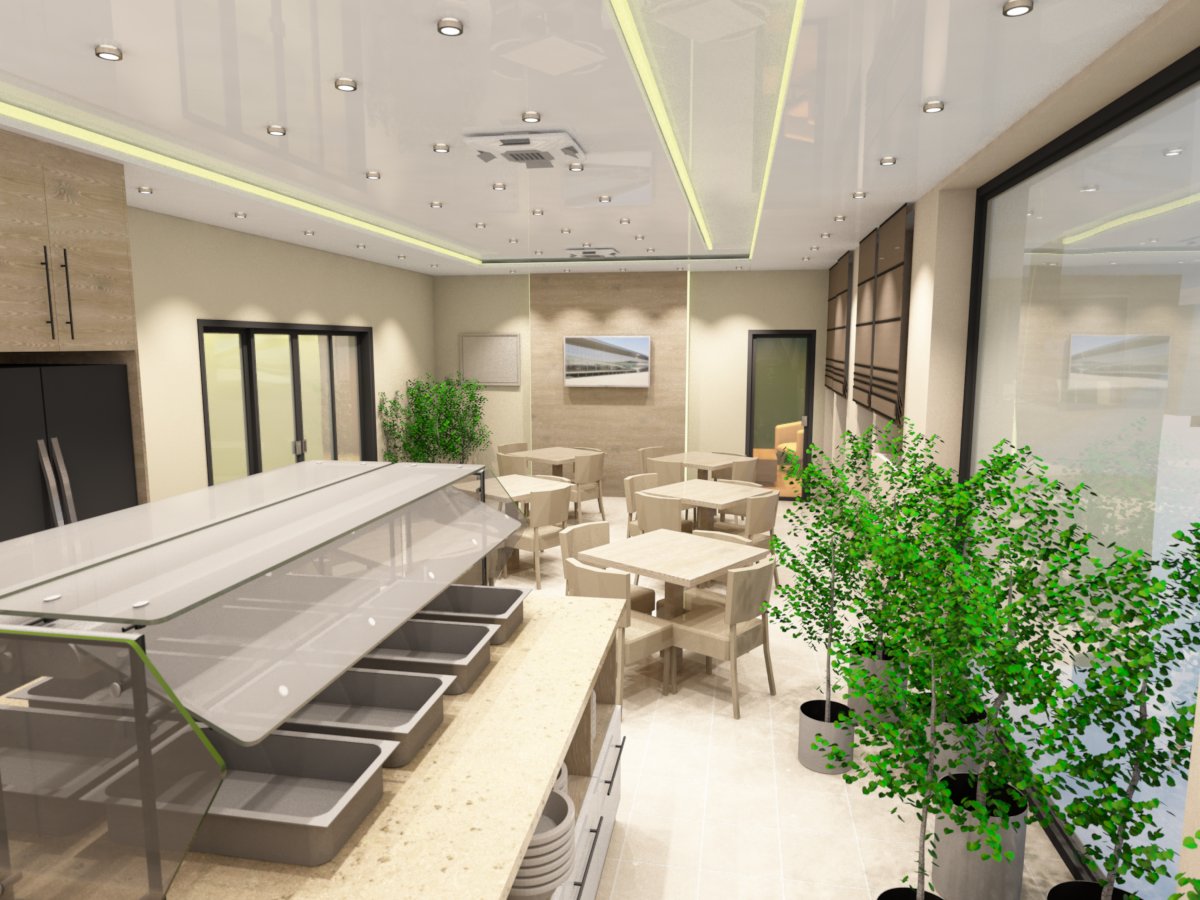 Telek Paprika Office Building - Kitchen & Dining